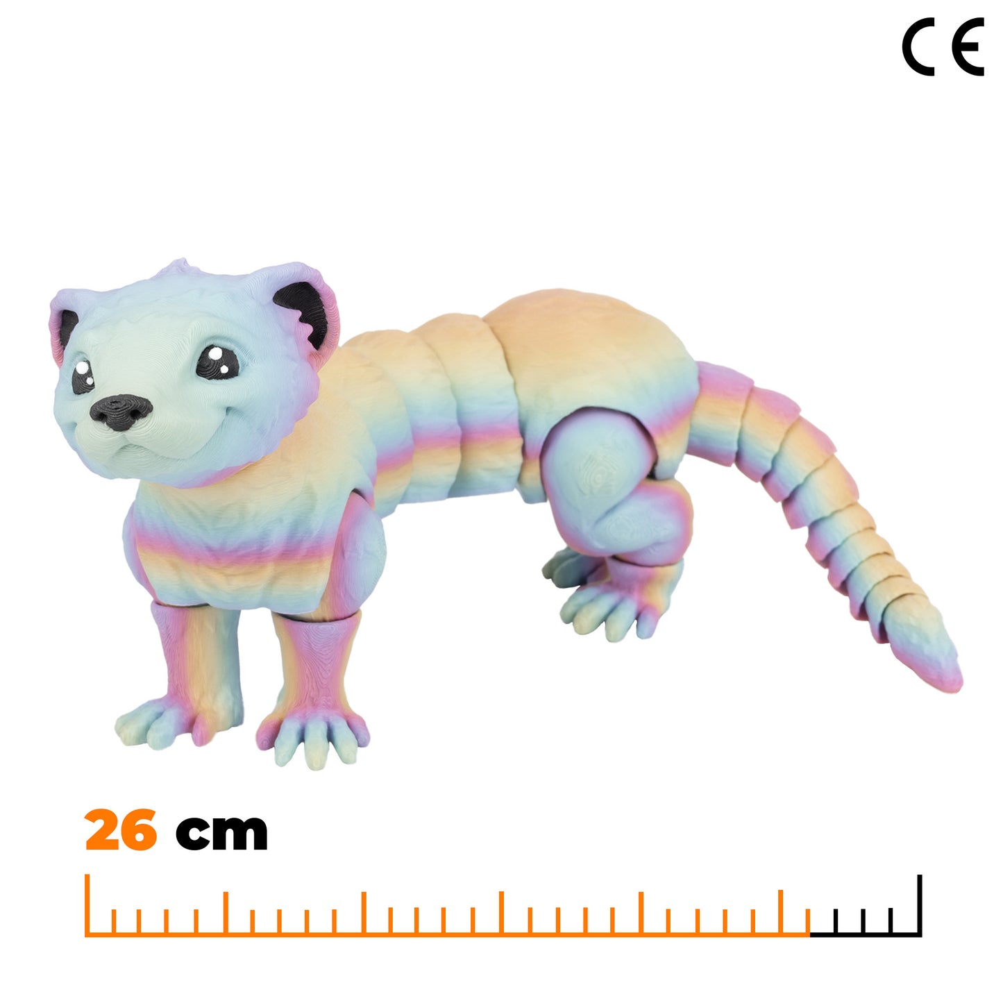 Fretka - Pastelová duhová