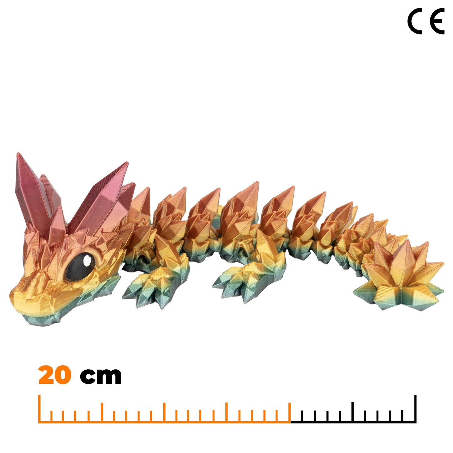 Crystal Dragon Cub - Rainbow