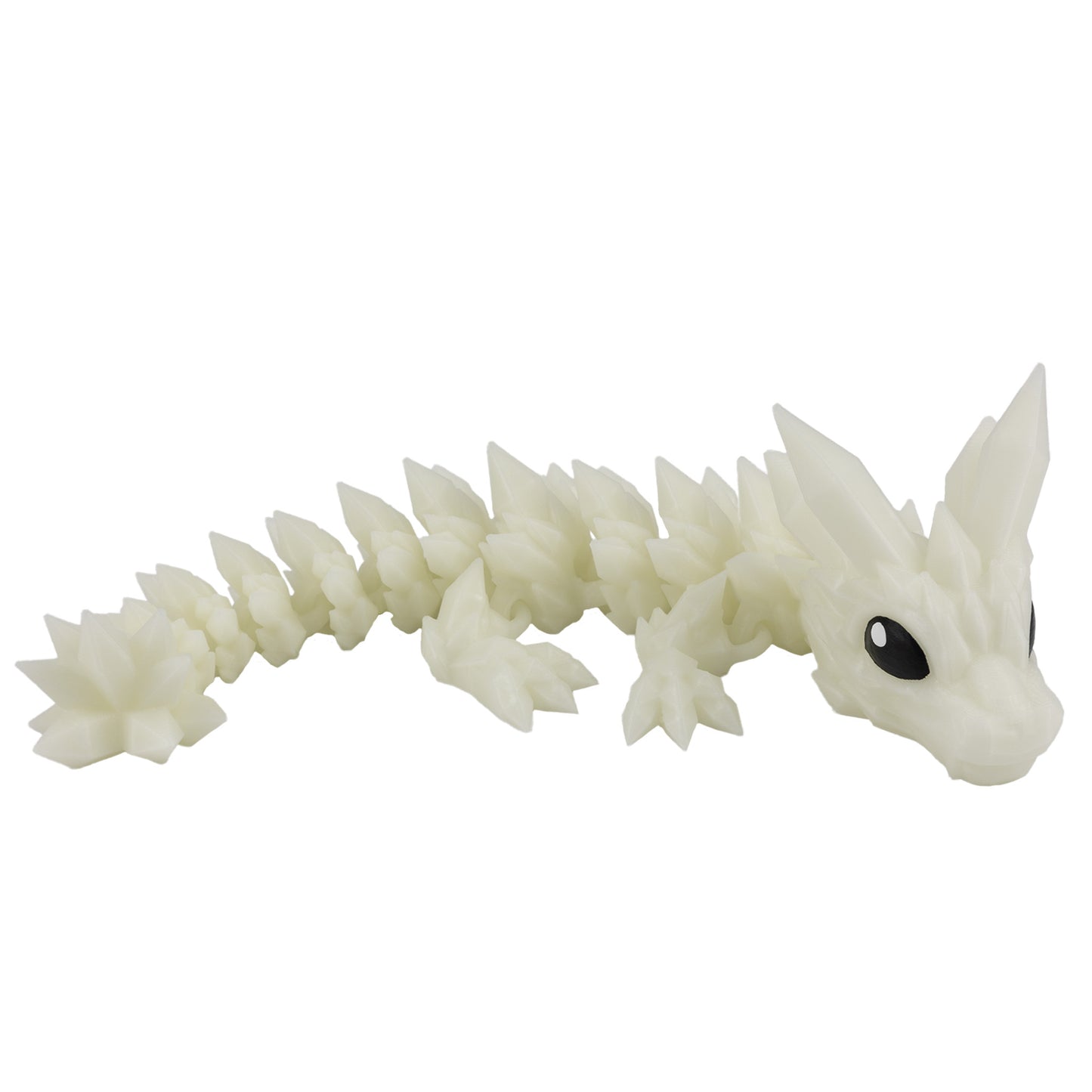 Crystal Baby Dragon - Glowing Green