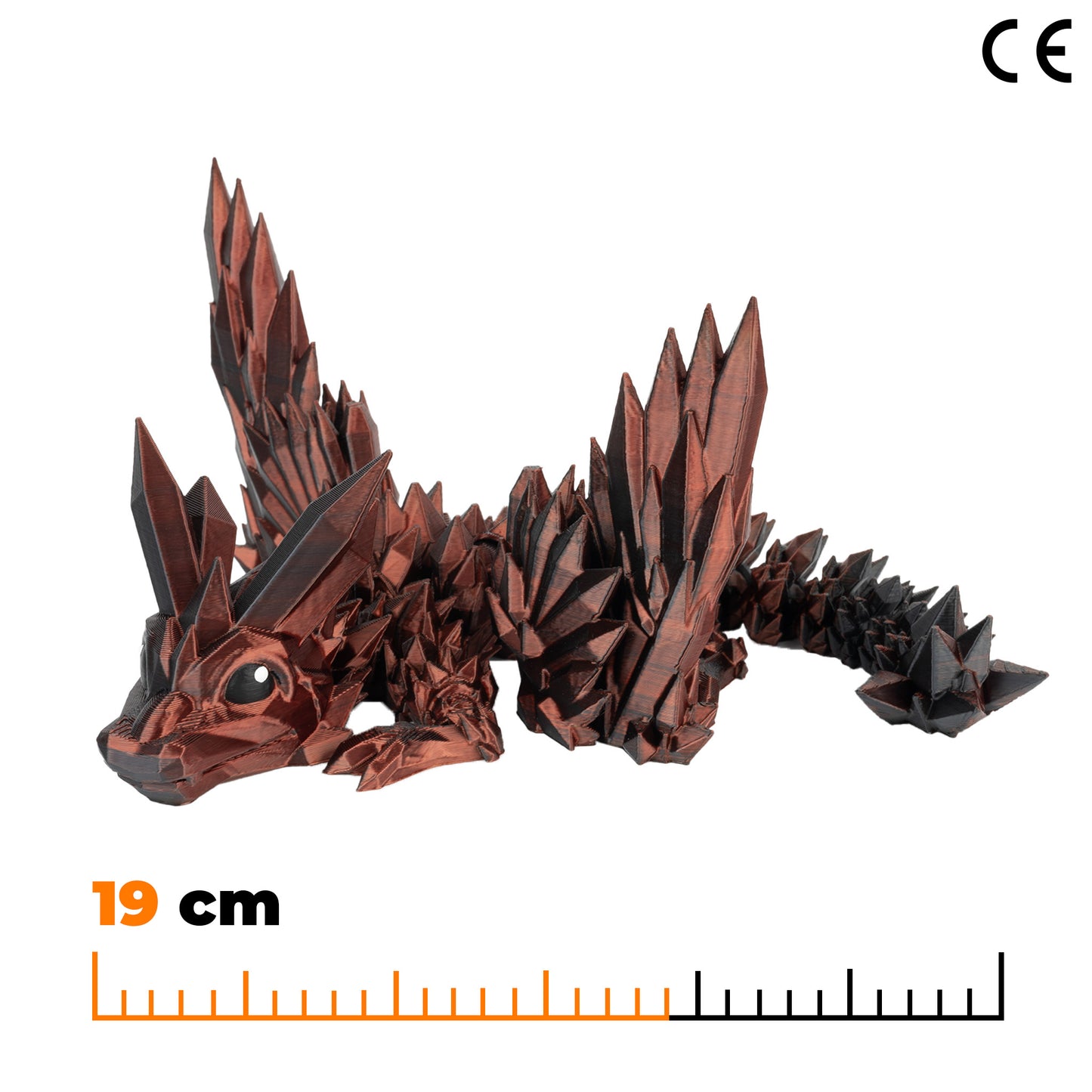 Winged Crystal Baby - Red-Black