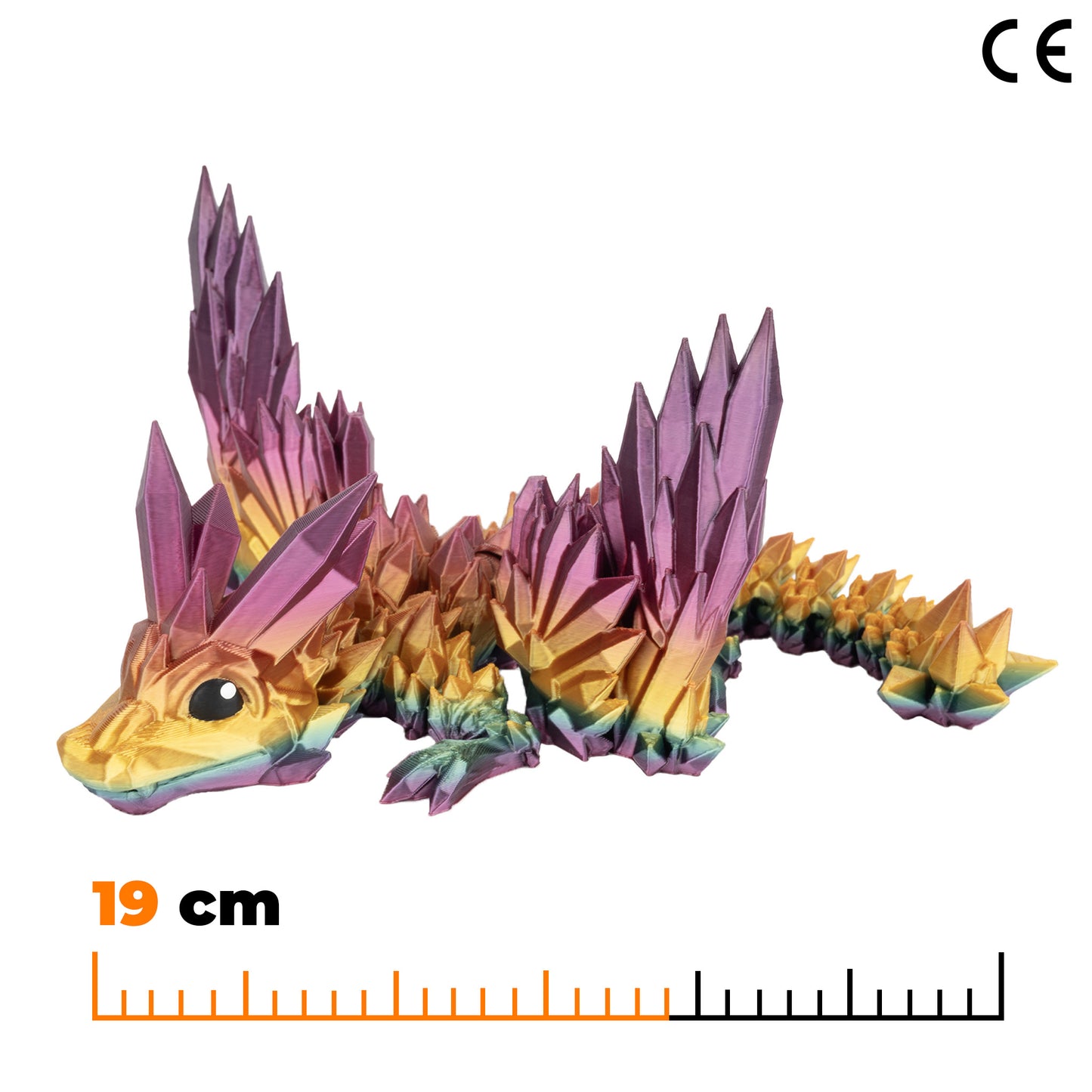 Winged Crystal Hatchling – Rainbow