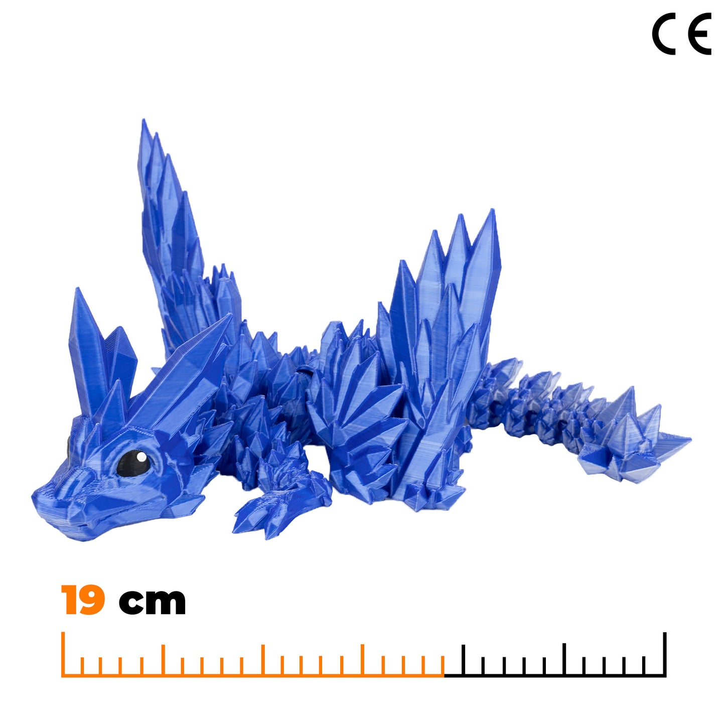 Winged Crystal Baby - Blue-yellow-purple