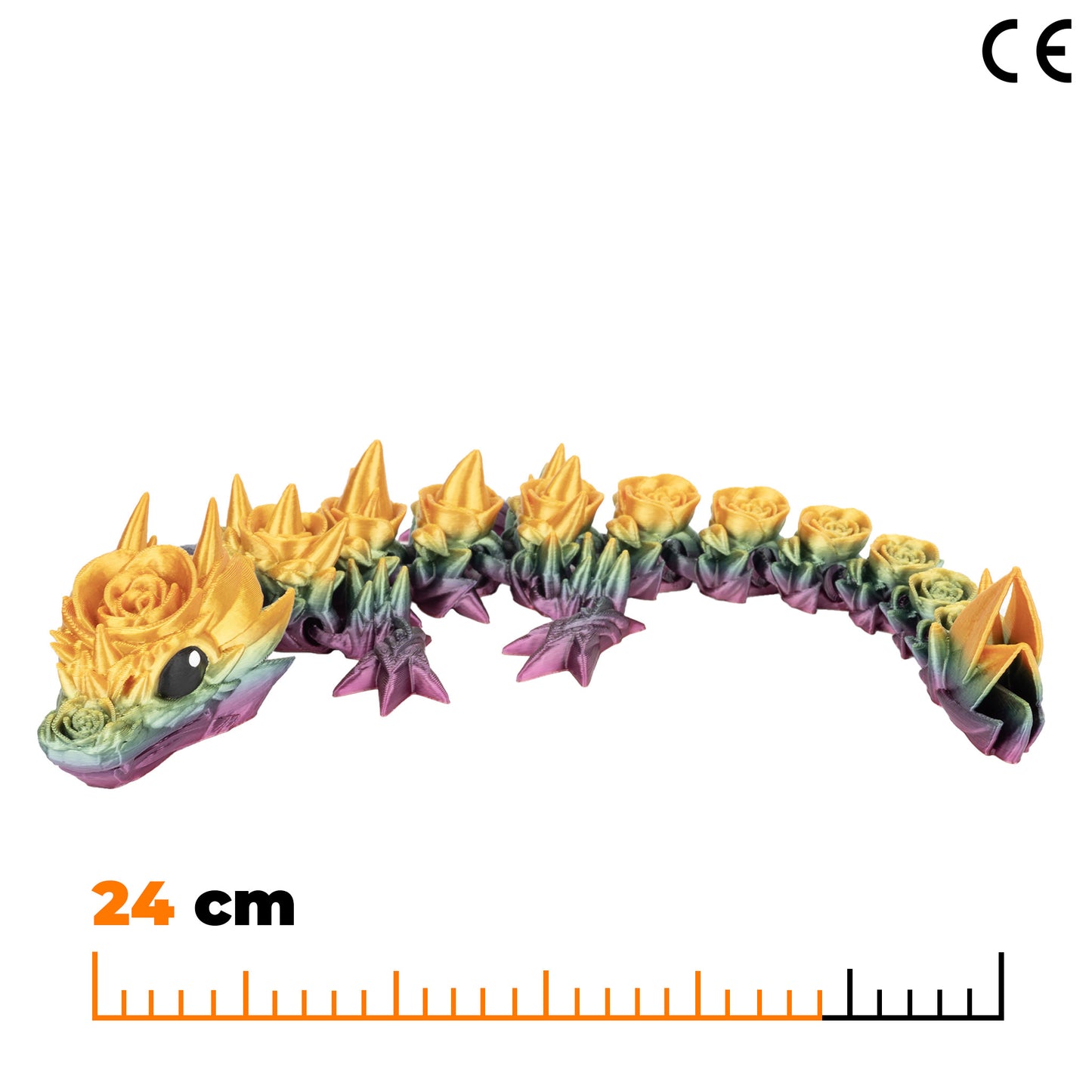Flower Dragon Baby - Rainbow