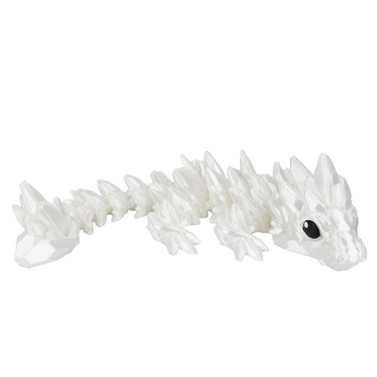 Jeweled Baby Dragon - White