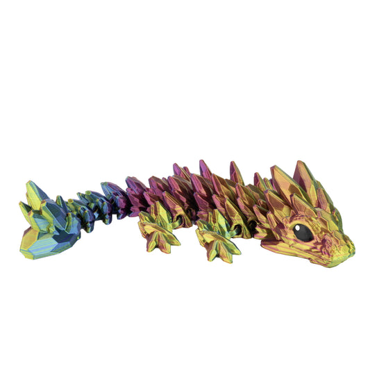 Gem Baby Dragon - Blue-Yellow-Fuchsia