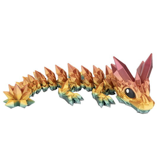 Crystal Dragon Cub - Rainbow