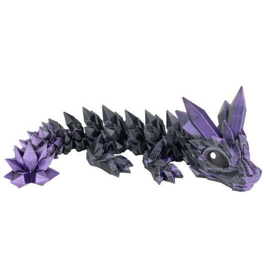Crystal Baby Dragon - Purple-grey