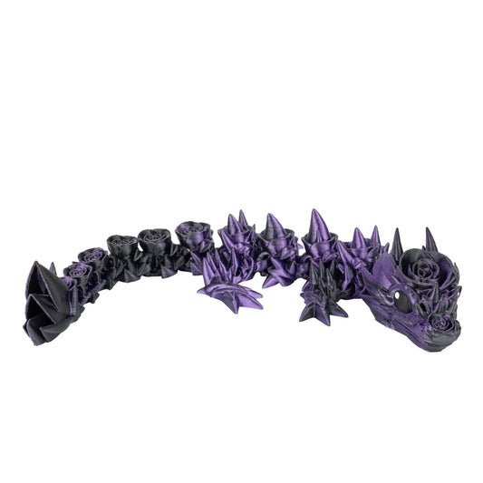 Floral Baby Dragon - Purple-grey