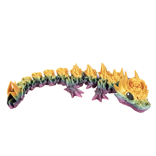 Flower Dragon Baby - Rainbow