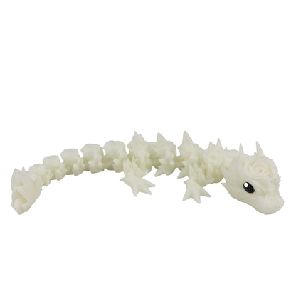 Floral Baby Dragon - Red-Black