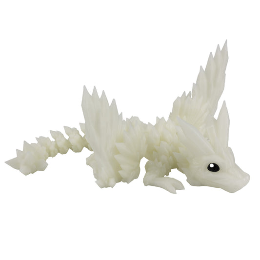 Winged Crystal Baby - Glowing Green