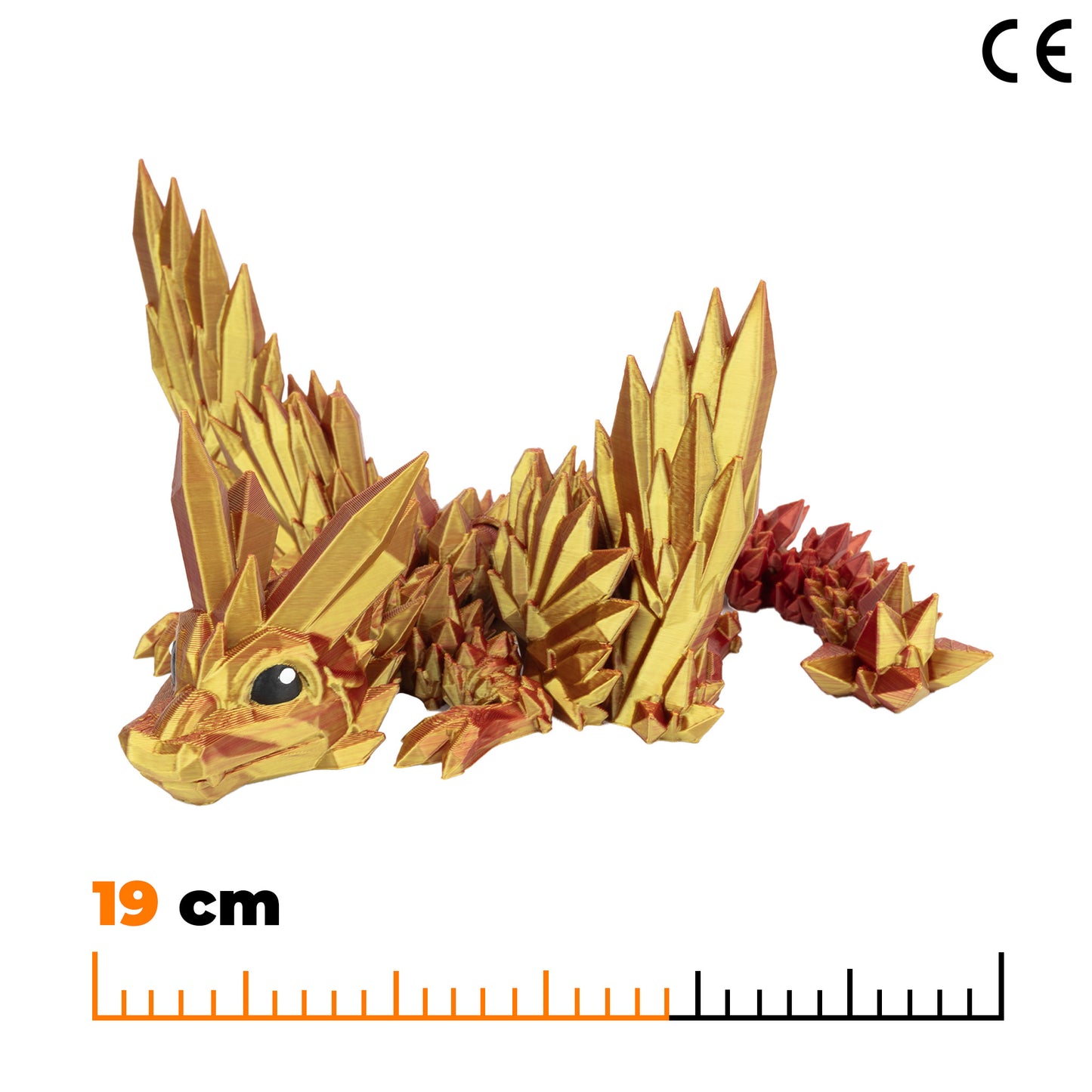 Winged Crystal Baby - Fiery
