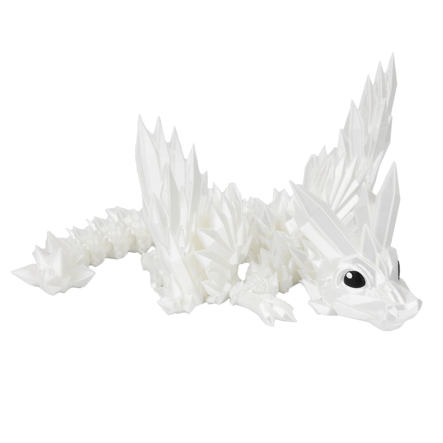 Winged Crystal Baby - White