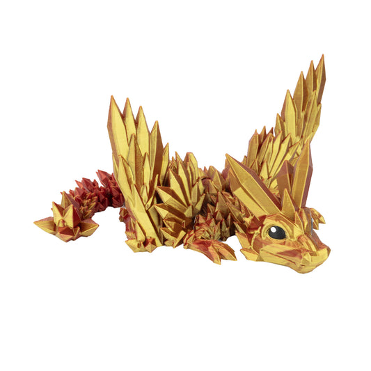 Winged Crystal Baby - Fiery