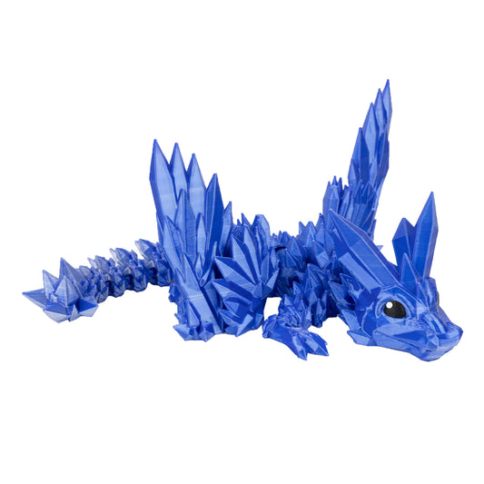 Winged Crystal Baby - Blue-yellow-purple