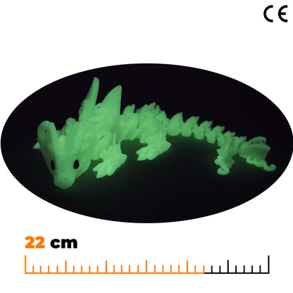 Baby Dragon Butterfly - Glowing Green